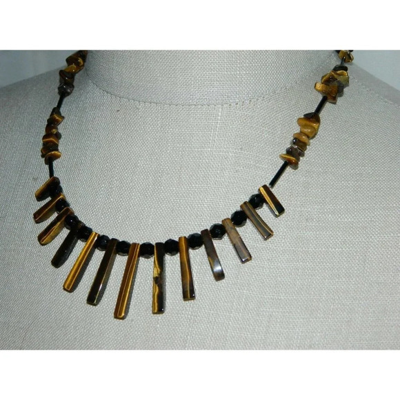 Tiger's Eye Necklace - Picture 3 of 4